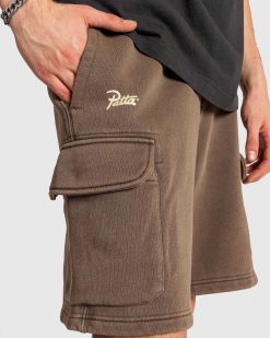 Patta Short De Jogging Cargo Delave Classique Morel | Shorts