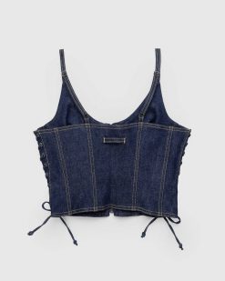 Jean Paul Gaultier Corset Surpiqure Indigo | T-Shirts