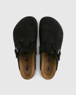 Birkenstock Boston Sfb Noir | Des Sandales