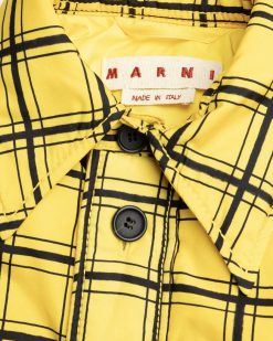 Marni Veste Chemise A Gros Carreaux Mais | Chemises