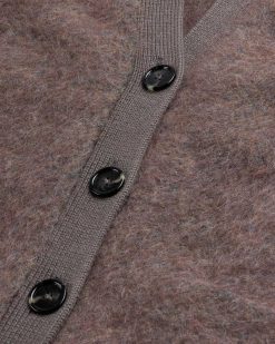 Acne Studios Cardigan Mohair Marron | Tricots