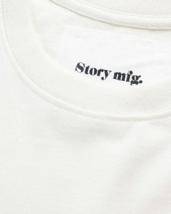 Story mfg. Arbre Parlant Ss Off-White | T-Shirts