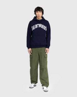 Saintwoods Sweat A Capuche Arch Marine | Sueurs