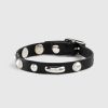 Our Legacy Bracelet Superslim Grizzly Cuir Noir | Bijoux