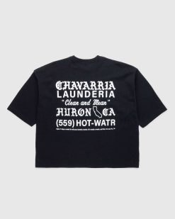 Willy Chavarria T-Shirt A Poche Buffalo Noir | T-Shirts