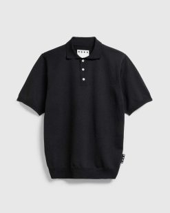 Highsnobiety HS05 Polo En Maille Poly Noir | T-Shirts